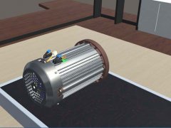 新能源汽車教學軟件：新能源汽車開關磁阻電機VR 3D虛擬現實教學軟件
